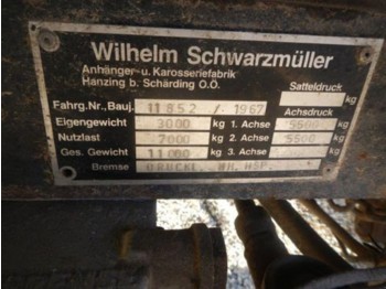 Schwarzmüller 2-Achsanhänger 2350x6000 Privatverkauf - Traktorvagn