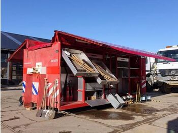 Tvåhjulstraktor Medical Support / Fire Fighting Container