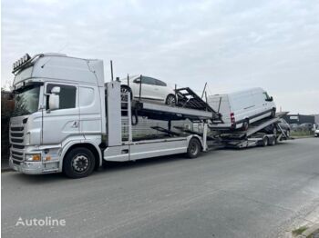Biltransportbil lastbil SCANIA PRG400-48