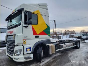 Containerbil/ växelflak lastbil DAF XF 410 BDF