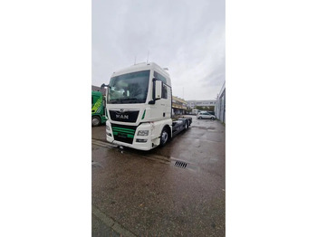 Containerbil/ Växelflak lastbil MAN 460 FLL BDF 6x2 Volum WANTEC Mulltiw.Lenkachse E6