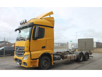Mercedes-Benz Actros 2545 6x2*4 Serie 4710 Euro 6  - Containerbil/ Växelflak lastbil