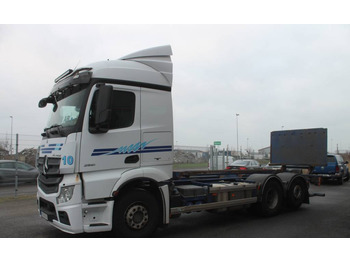 Mercedes-Benz Actros 2551 6x2 Serie 2590 Euro 6  - Containerbil/ Växelflak lastbil