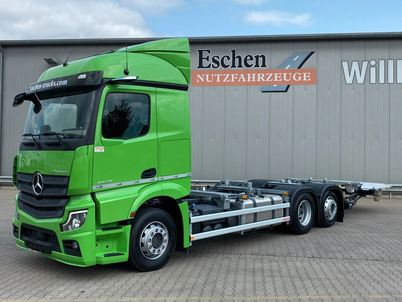 Containerbil/ Växelflak lastbil Mercedes-Benz Actros MP5 2542 L BDF | Lift/Lenk*LBW*MirrorCam