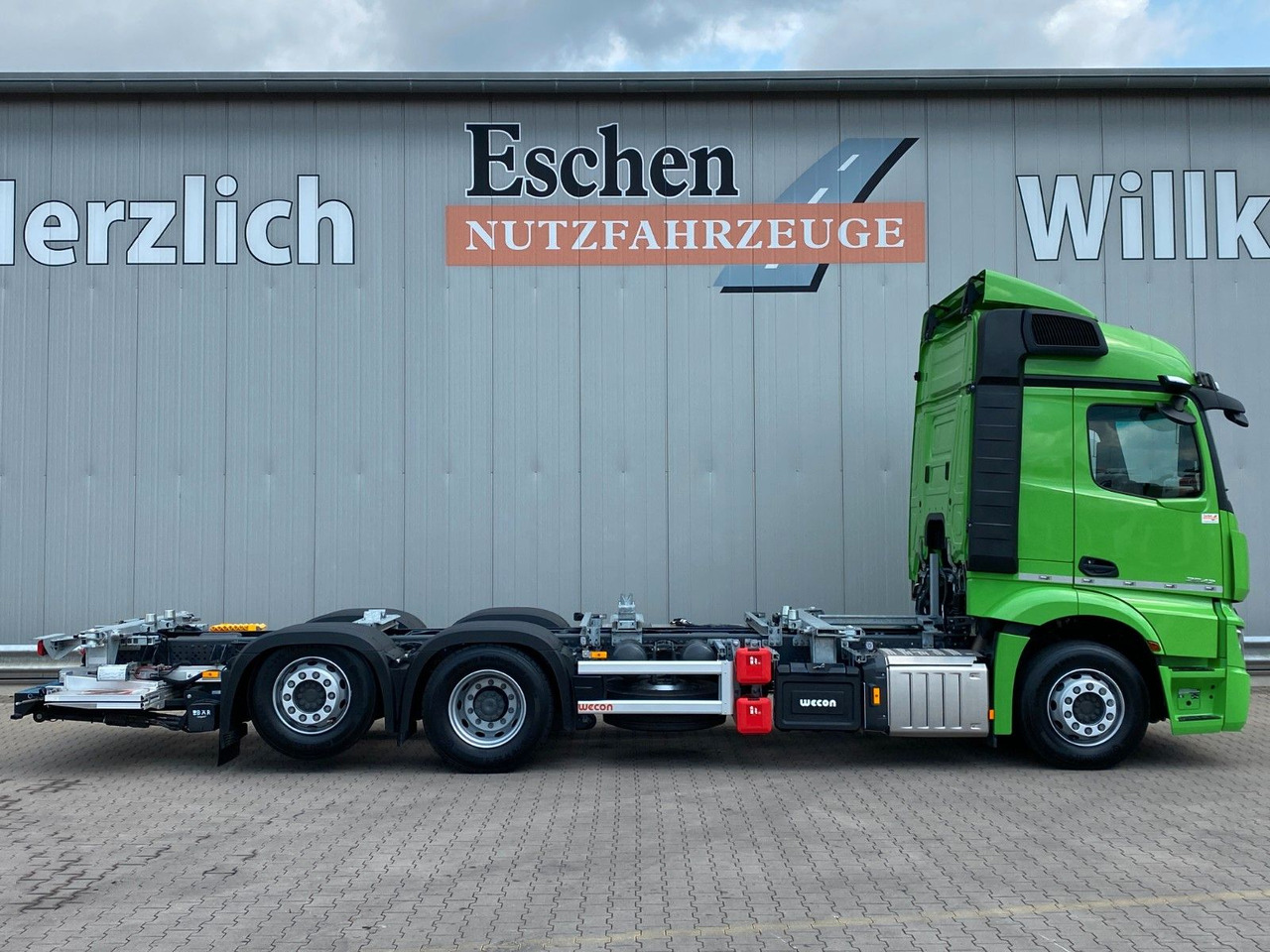 Containerbil/ Växelflak lastbil Mercedes-Benz Actros MP5 2542 L|OHNE EZ*Lenkachse*Ladebordwand