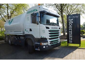 Containerbil/ växelflak lastbil Scania R490 6x2 Getreidesilo