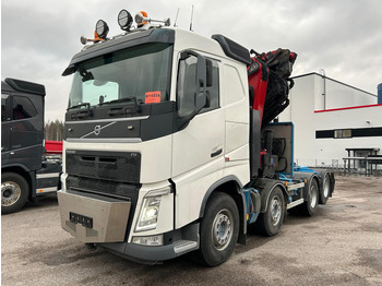 Containerbil/ Växelflak lastbil Volvo FH 500 / HMF 6020 OK6 / 8X2