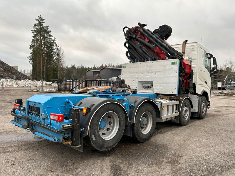 Containerbil/ Växelflak lastbil Volvo FH 500 / HMF 6020 OK6 / 8X2