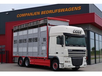 Djurtransport lastbil DAF XF 105.410 Super Space Cab