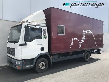 Djurtransport lastbil MAN TGL 8.240 BB Pferdetransporter (4 Pferde/Sattelkammer), TÜV bis 06.2022