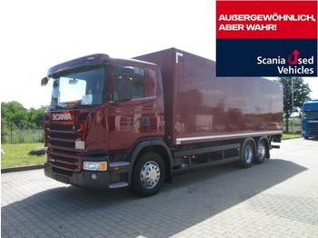 Dryckestransport lastbil Scania G320LB6X24MNB / Trockenfrachtkoffer / Lbw.