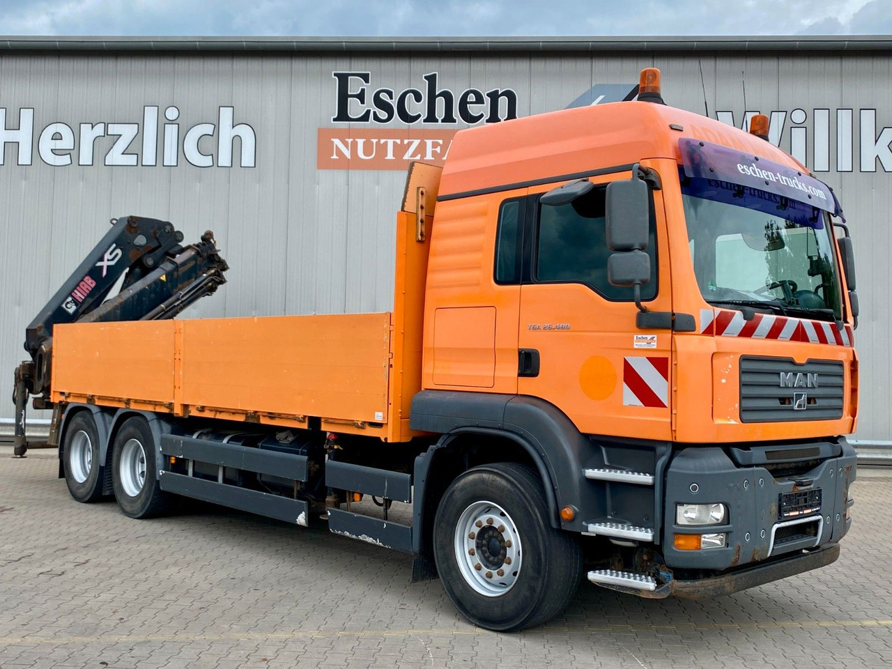 Flakbil MAN TGA 26.480 6x4 | HIAB 377 EP-4*Funk*Retarder*AHK