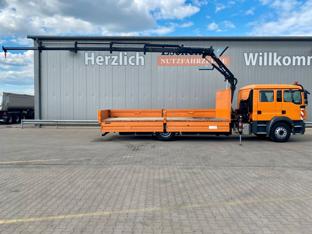 Flakbil MAN TGM 15.290 DOKA|Atlas AK 75,2*Funk*4x Sitze*Navi