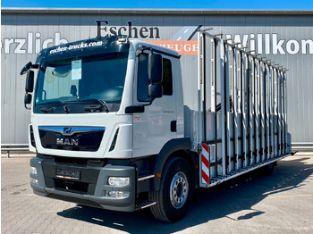 Flakbil  MAN TGM 18.290| Glas/HEGLA*PK12002*Funk*3x Sitze*AHK