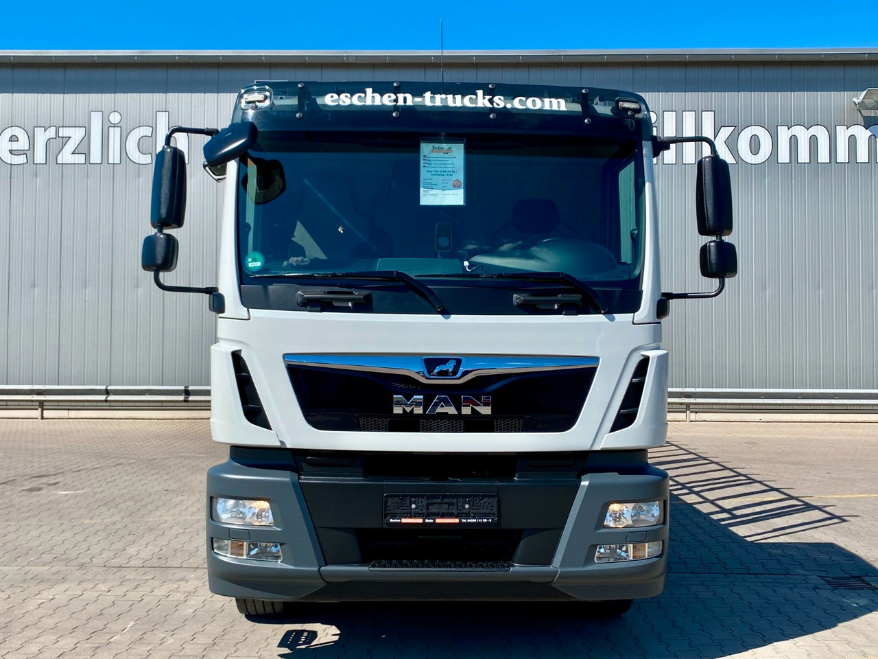 Flakbil MAN TGM 18.290| Glas/HEGLA*PK12002*Funk*3x Sitze*AHK