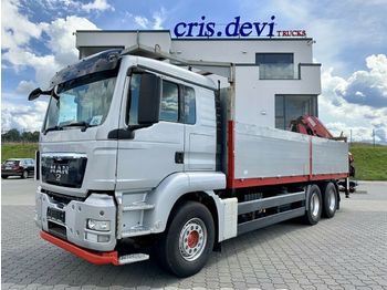 Flakbil MAN TGS 26.480 6x4 BL Palfinger PK 20002