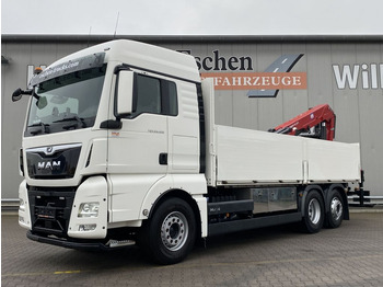 Flakbil MAN TGX 26.500 6x2-4 LL | HMF 2110-Kran*XLX*Navi*AHK 