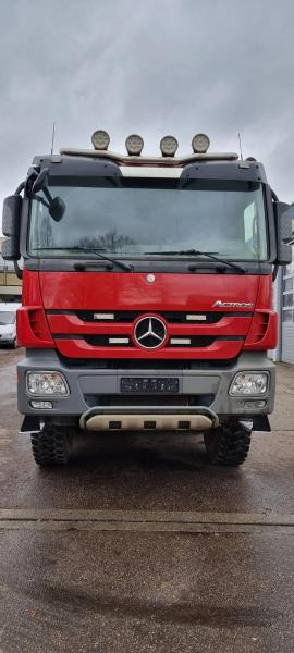 Flakbil Mercedes Actros 4146 AK 8X8 FASSI 660 EINZELBER SEILWINDE