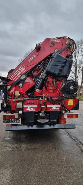 Flakbil Mercedes Actros 4146 AK 8X8 FASSI 660 EINZELBER SEILWINDE