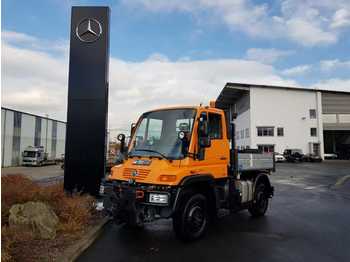 Mercedes-Benz UNIMOG U300 4x4 Hydraulik Standheizung Klima  - Flakbil