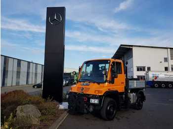Mercedes-Benz UNIMOG U300 4x4 Hydraulik Standheizung Klima  - Flakbil
