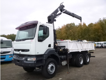Flakbil Renault Kerax 350 6x4 + Hiab 110-1