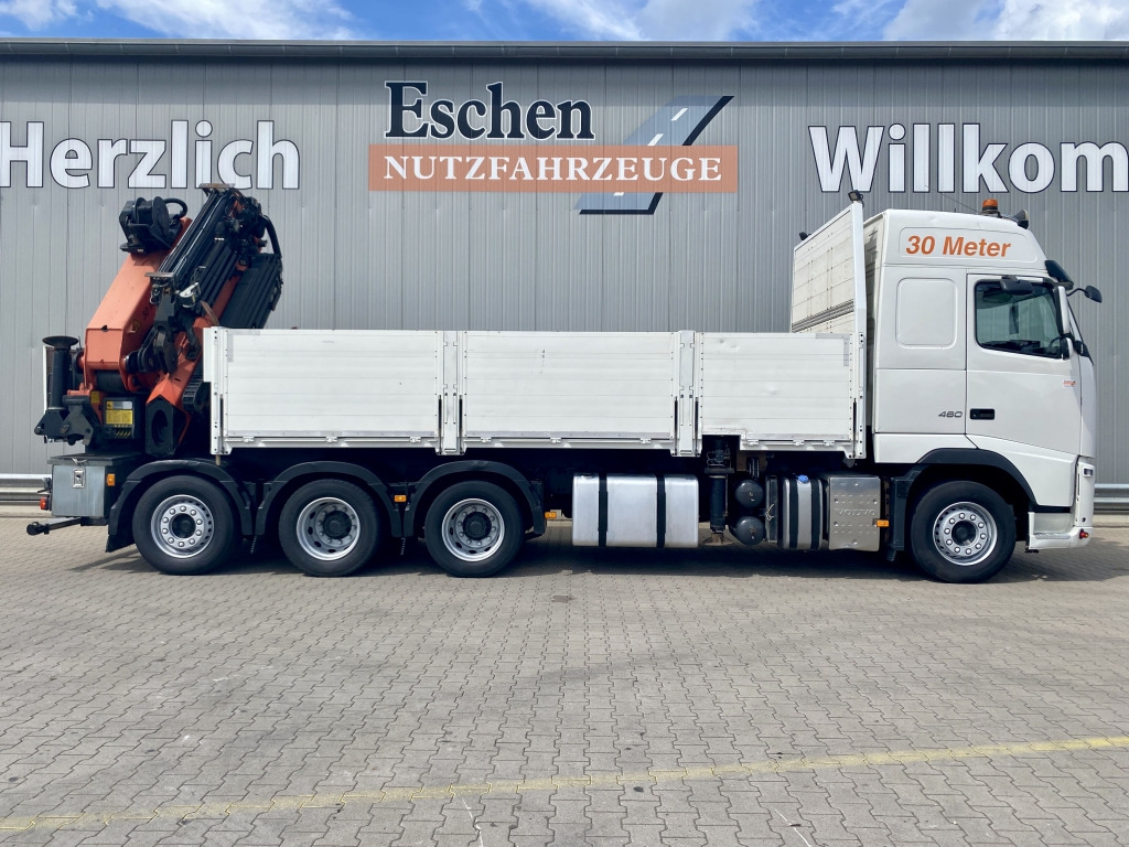 Flakbil Volvo FH 460 8x4 / Palfinger PK 53002 SHF Kran