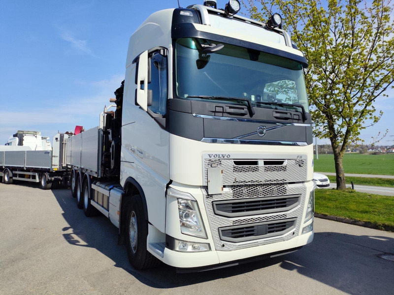 Flakbil Volvo FH 500 | 8X4 | HIAB 408 E-6 | JIB 70X-4 | TULOSSA