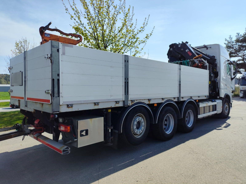Flakbil Volvo FH 500 | 8X4 | HIAB 408 E-6 | JIB 70X-4 | TULOSSA