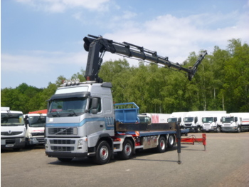 Flakbil Volvo FH 520 8x2 + Hiab 700 E-6 + jib