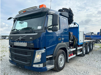 Flakbil Volvo FM 460 8x2*6 | Hiab 302E-6 | TULOSSA