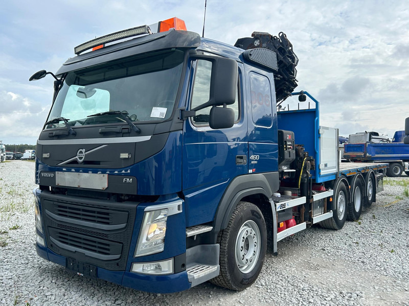 Flakbil Volvo FM 460 8x2*6 | Hiab 302E-6 | TULOSSA