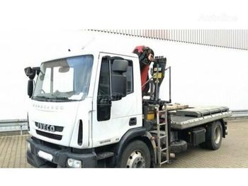 Flakbil, Kranbil IVECO ML 120 E 25 4x2 Darus Platós: bild 1