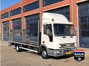 Biltransportbil lastbil Iveco 75 E 140 / Car - Machine transporter super clean NL truck: bild 1