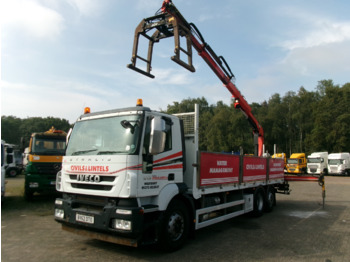 Iveco AD260S31Y/FS-D 6x2 RHD + Hiab XS 144 B-2 HIDUO - Flakbil, Kranbil