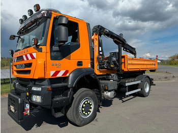 Iveco Trakker 330 EEV 4x4  Abroller + Kran Hydraulik +  - Lastväxlare lastbil: bild 1