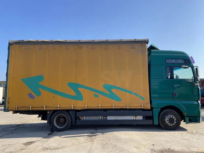 Kapellbil MAN TGA 18.310 BL XXL Jumbo Pritsche Schiebepl.