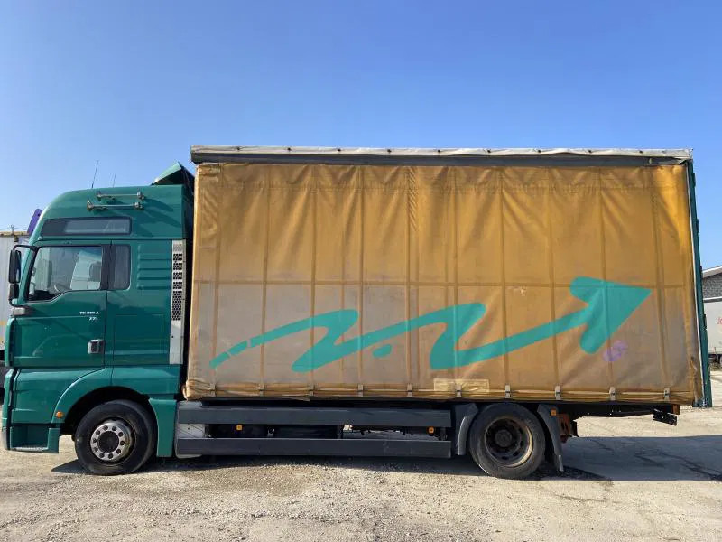Kapellbil MAN TGA 18.310 BL XXL Jumbo Pritsche Schiebepl.