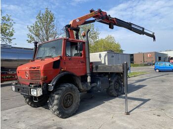 Kranbil Unimog 427 4X4 + PALFINGER PK12502 CRANE 2008 YEAR MET