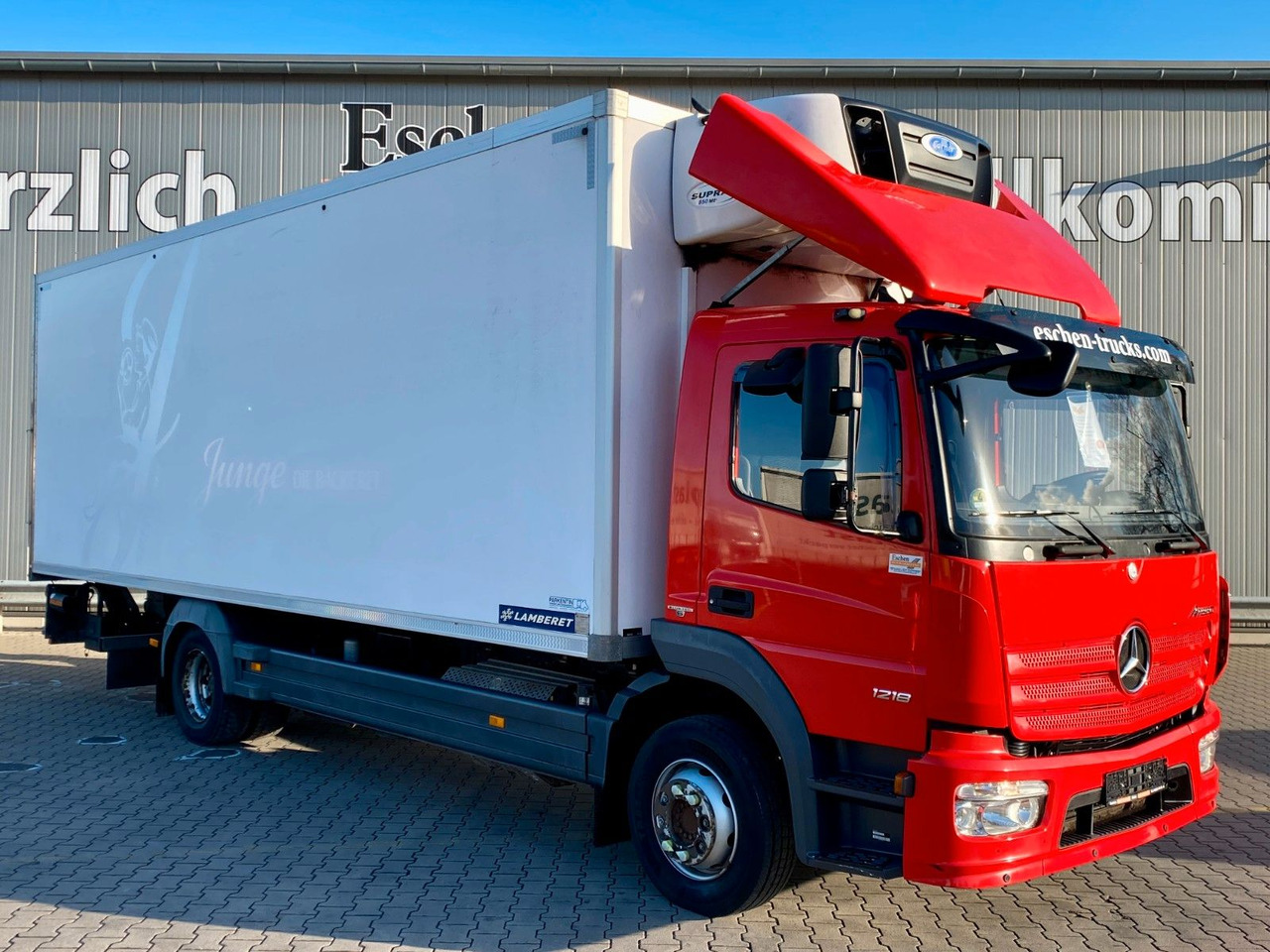 Kylbil lastbil Mercedes-Benz Atego 1218 L Diesel/Netz*LBW*Carrier Supra 850Mt Mercedes-Benz Atego 1218 L Diesel/Netz*LBW*Carrier Supra 850Mt