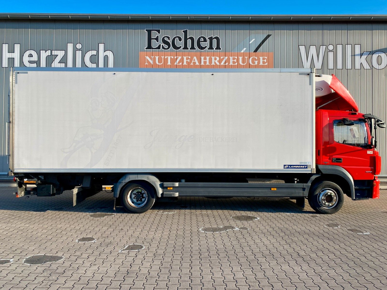 Kylbil lastbil Mercedes-Benz Atego 1218 L Diesel/Netz*LBW*Carrier Supra 850Mt Mercedes-Benz Atego 1218 L Diesel/Netz*LBW*Carrier Supra 850Mt