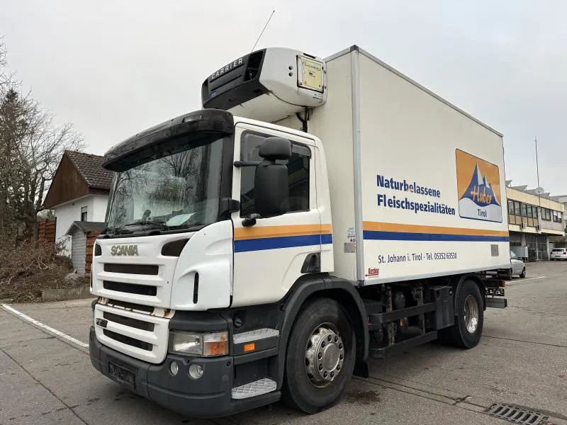 Kylbil lastbil Scania P230 Fleisch Rohrbahnen