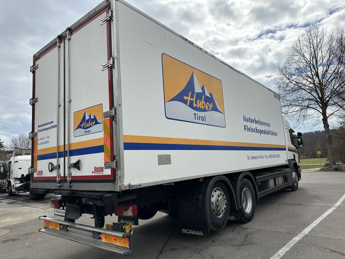 Kylbil lastbil Scania P410 6x2 Fleisch LKW Rohrbahnen Vector 1550