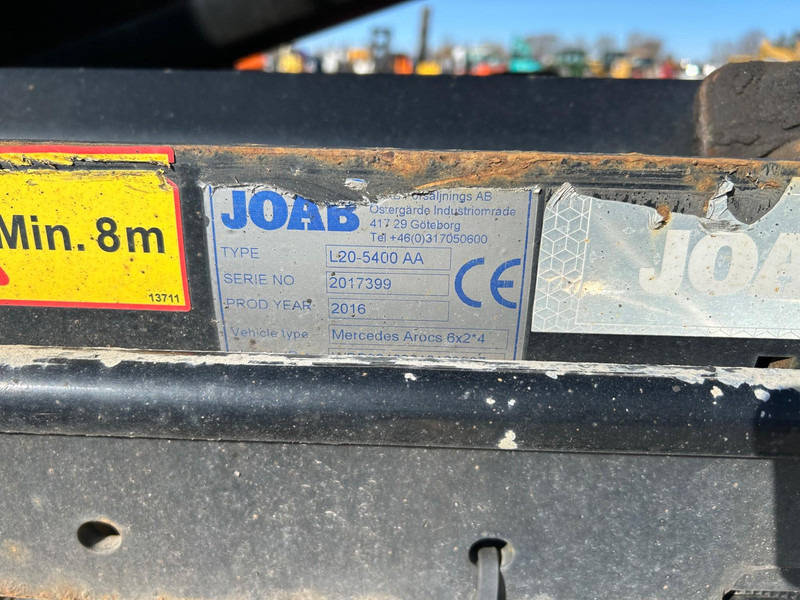 Lastväxlare lastbil Mercedes-Benz AROCS + JOAB 20t | TULOSSA