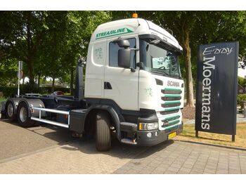 Lastväxlare lastbil Scania R490 Highline 6x2
