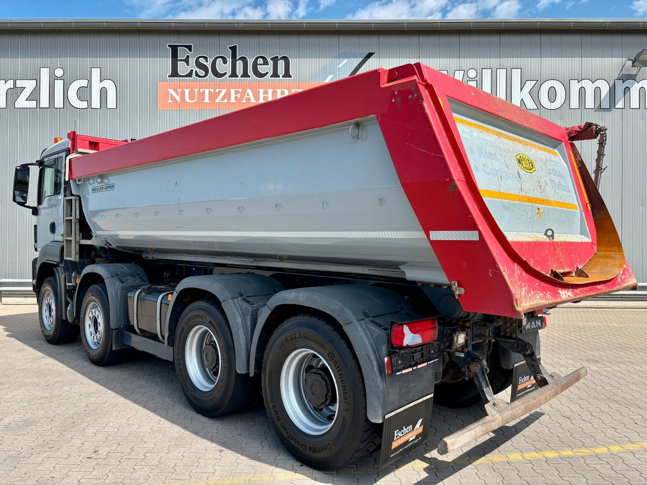 Liftdumper lastbil MAN TGS 35.420 8x4 BL | MEILLER*Rollplane*Navi*Klima