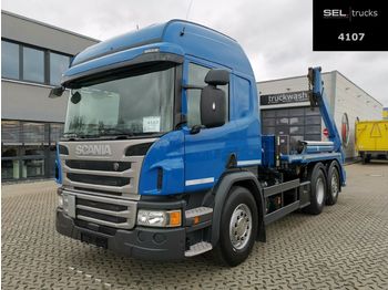 Liftdumper lastbil Scania P 410 DB6X2*4MNA / Lenkachse / Retarder /Meiller