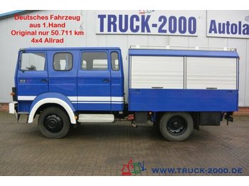 Lastbil med skåp Magirus Deutz 90-16 Turbo 4x4 Ideal Expedition-Wohnmobil 1.Hd: bild 1