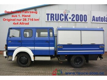 Lastbil med skåp Magirus Deutz 90-16 Turbo 4x4 Ideal Expedition- Wohnmobil 1.Hd: bild 1