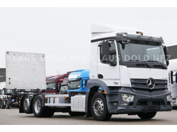 Containerbil/ Växelflak lastbil Mercedes-Benz Actros 2540 6x2 BDF Container truck + tail lift: bild 2